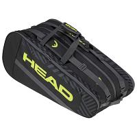 Head Base Racketbag L (9R) Black / Neon Yellow